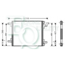 CO0118 EQUAL QUALITY Конденсатор, кондиционер