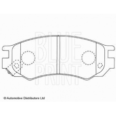 ADN14288 BLUE PRINT Комплект тормозных колодок, дисковый тормоз