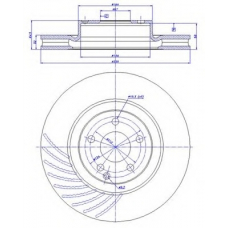 142.014 CAR Тормозной диск