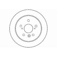 MDC1565 MINTEX Тормозной диск