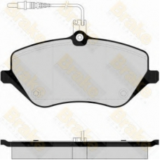 PA1573 BRAKE ENGINEERING Комплект тормозных колодок, дисковый тормоз