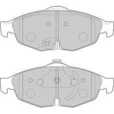 FD7030A NECTO Комплект тормозных колодок, дисковый тормоз