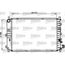 731300 VALEO Радиатор, охлаждение двигателя