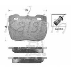 D5285 KAISHIN Комплект тормозных колодок, дисковый тормоз