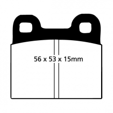 DP3105C EBC Brakes Колодки тормозные