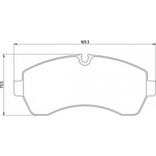 363710036026 MAGNETI MARELLI Комплект тормозных колодок, дисковый тормоз