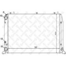 10-25016-SX STELLOX Радиатор, охлаждение двигателя