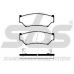 1501225208 S.b.s. Комплект тормозных колодок, дисковый тормоз