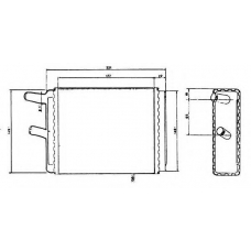 58616 NRF Теплообменник, отопление салона