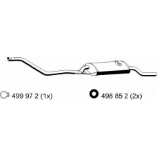 121033 ERNST Глушитель выхлопных газов конечный