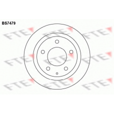 BS7479 FTE Тормозной диск