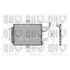 QCN445 QUINTON HAZELL Конденсатор, кондиционер