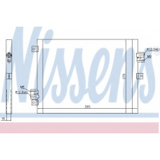 940190 NISSENS Конденсатор, кондиционер