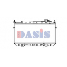 100430N AKS DASIS Радиатор, охлаждение двигателя