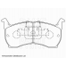 ADM54209 BLUE PRINT Комплект тормозных колодок, дисковый тормоз