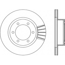 BDR1834.20 OPEN PARTS Тормозной диск