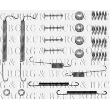 BBK6118 BORG & BECK Комплектующие, колодки дискового тормоза