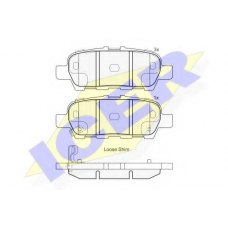181901 ICER Комплект тормозных колодок, дисковый тормоз