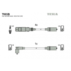 T065B TESLA Комплект проводов зажигания