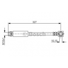 1 987 476 625 BOSCH Тормозной шланг