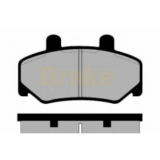 PA557 BRAKE ENGINEERING Комплект тормозных колодок, дисковый тормоз