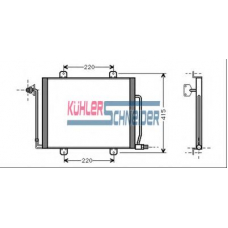 0920401 KUHLER SCHNEIDER Конденсатор, кондиционер