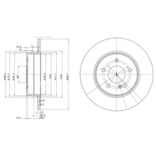 BG3239C DELPHI Тормозной диск