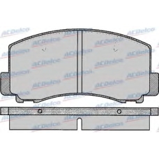 AC058263D AC Delco Комплект тормозных колодок, дисковый тормоз