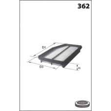 ELP9406 MECAFILTER Воздушный фильтр