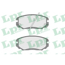05P1598 LPR Комплект тормозных колодок, дисковый тормоз