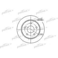 PBD1651 PATRON Тормозной диск