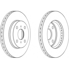 DDF405-1 FERODO Тормозной диск