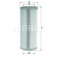 LX 855 KNECHT Воздушный фильтр