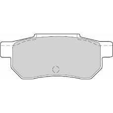 FD6344A NECTO Комплект тормозных колодок, дисковый тормоз