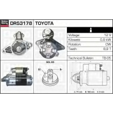 DRS3178 DELCO REMY Стартер