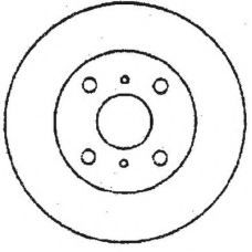 561672BC BENDIX Тормозной диск