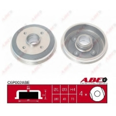 C6P002ABE ABE Тормозной барабан