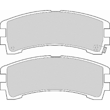 FD6748A NECTO Комплект тормозных колодок, дисковый тормоз