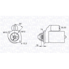 063522624010 MAGNETI MARELLI Стартер