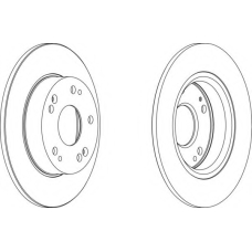 DDF1558-1 FERODO Тормозной диск