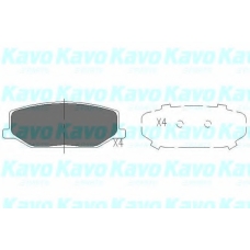 KBP-8502 KAVO PARTS Комплект тормозных колодок, дисковый тормоз