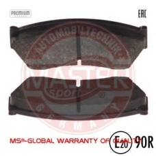 13046059852N-SET-MS MASTER-SPORT Комплект тормозных колодок, дисковый тормоз