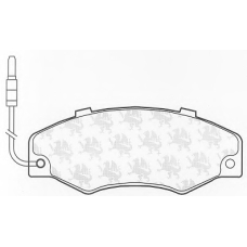 BP457 QH Benelux Комплект тормозных колодок, дисковый тормоз