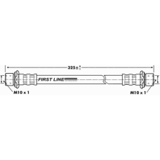 FBH6861 FIRST LINE Тормозной шланг