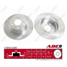 C4B021ABE ABE Тормозной диск