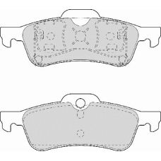 FD6924A NECTO Комплект тормозных колодок, дисковый тормоз