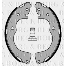 BBS6481 BORG & BECK Комплект тормозных колодок