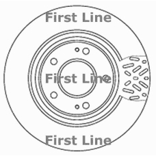 FBD1574 FIRST LINE Тормозной диск