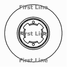 FBD097 FIRST LINE Тормозной диск