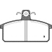 BPA0128.02 OPEN PARTS Комплект тормозных колодок, дисковый тормоз